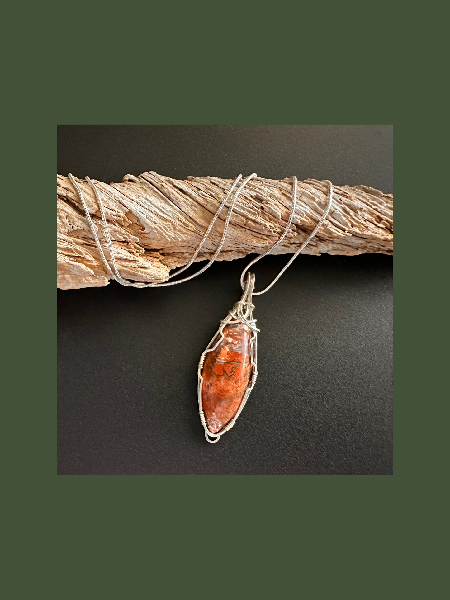 Brazilian Agate Gemstone Pendant