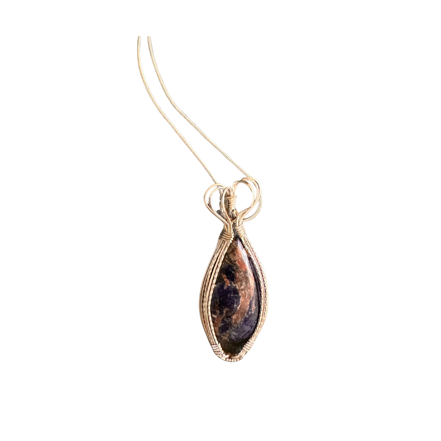Nova Scotia Agate Gemstone Pendant