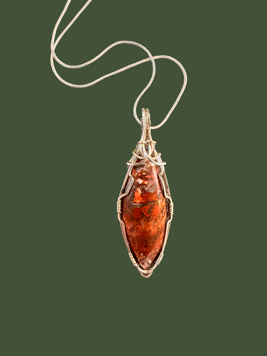 Brazilian Agate Gemstone Pendant