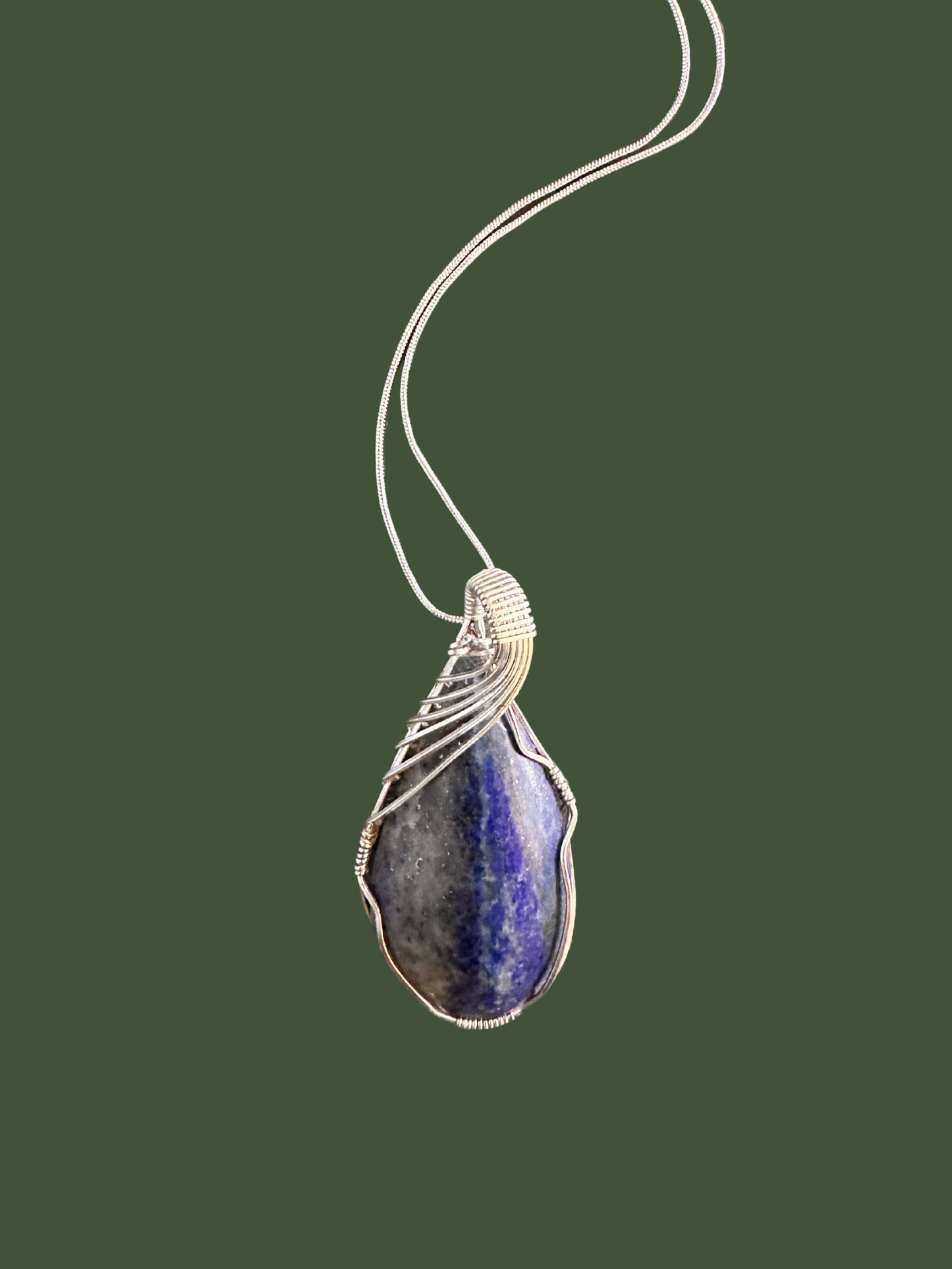 Lapis Lazuli Gemstone Pendant