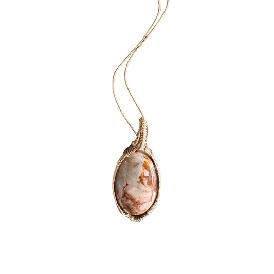 Nova Scotia Agate Gemstone Pendant