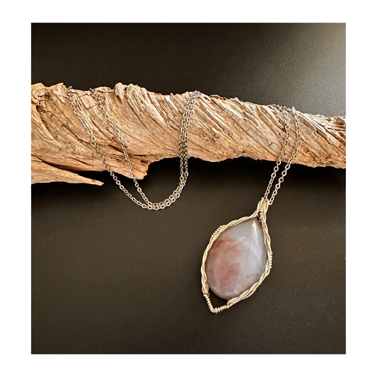 Nova Scotia Agate Gemstone Pendant
