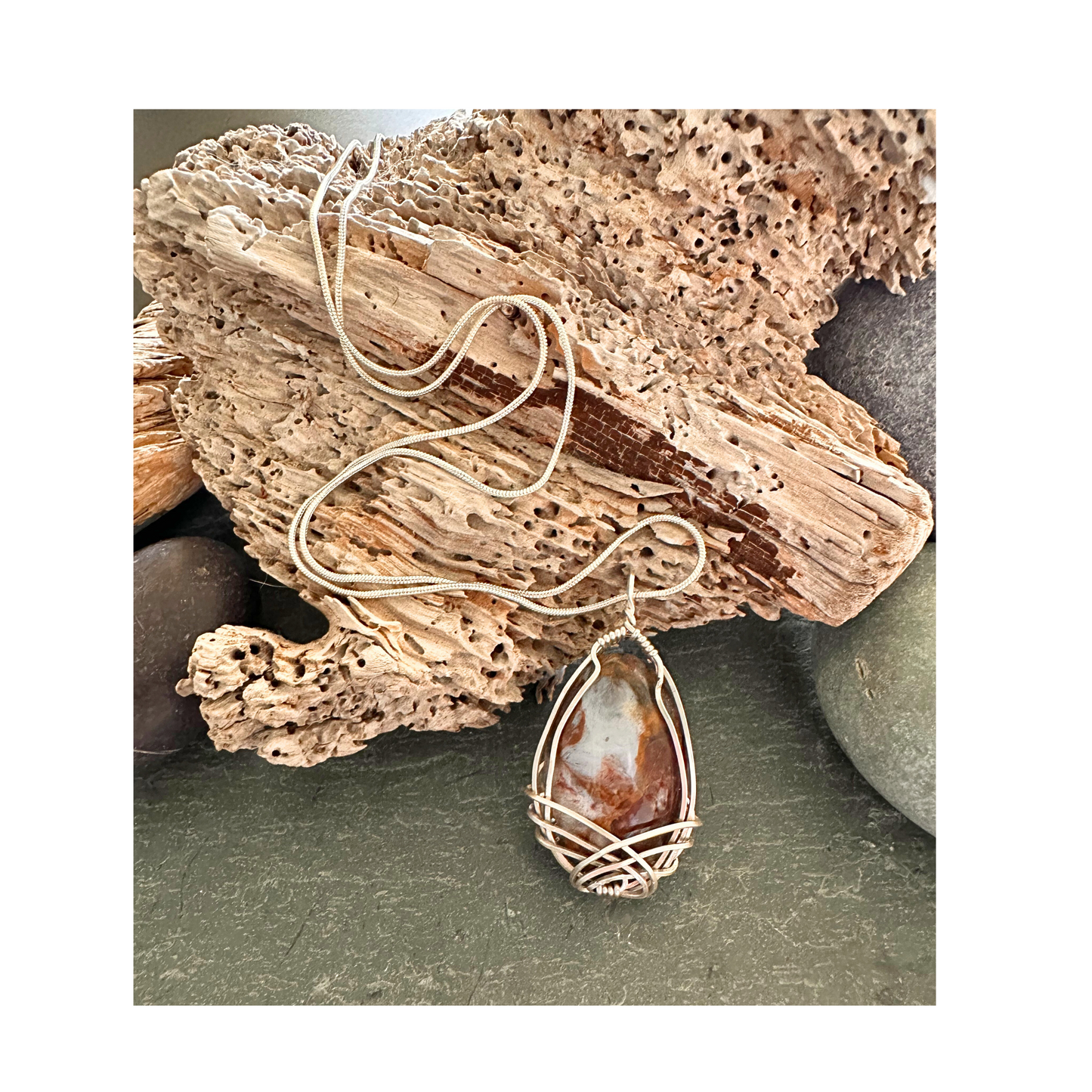 Agate Gemstone Pendant